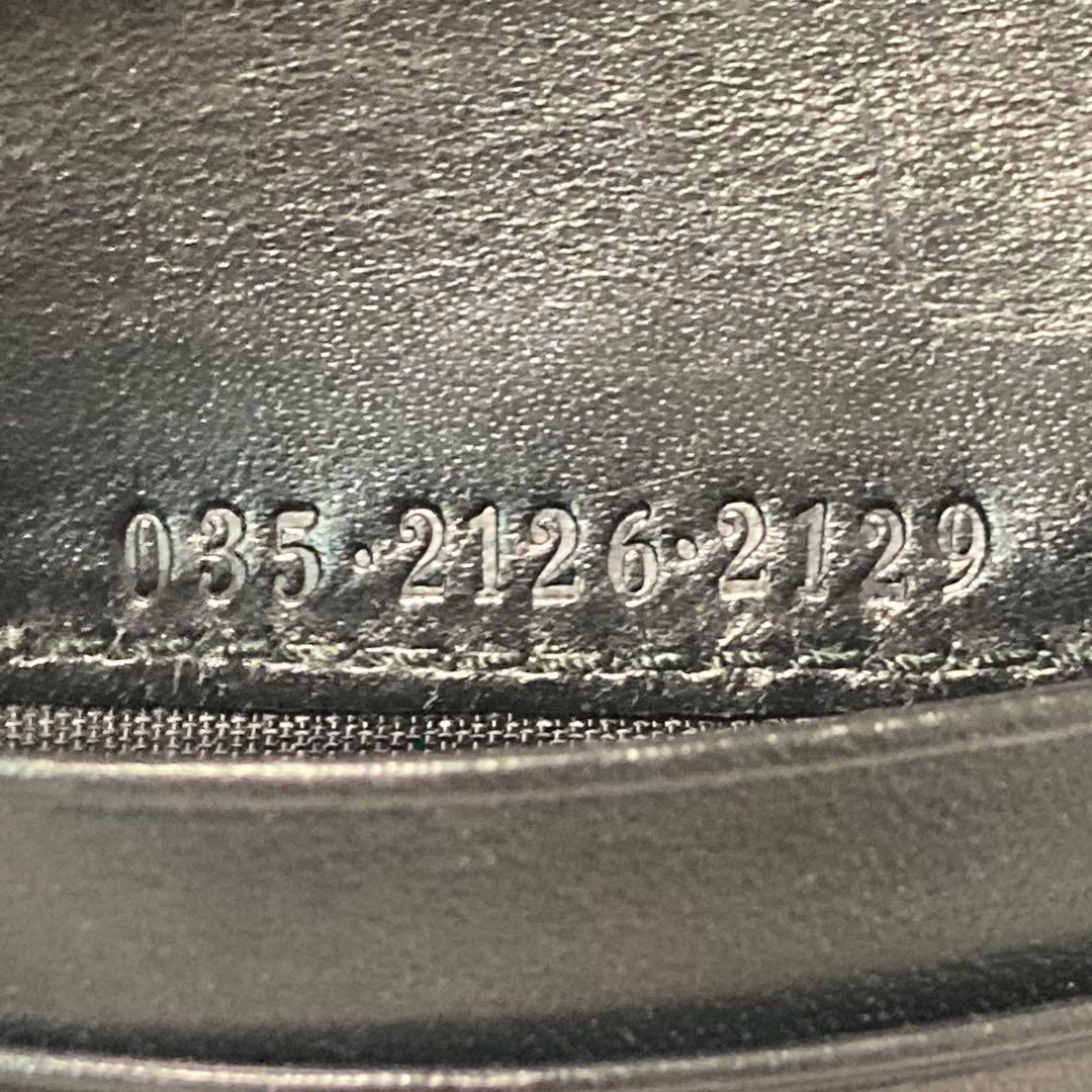 GUCCI グッチ　二つ折り　財布　レザー　ジャッキー　黒　折りたたみ　格安