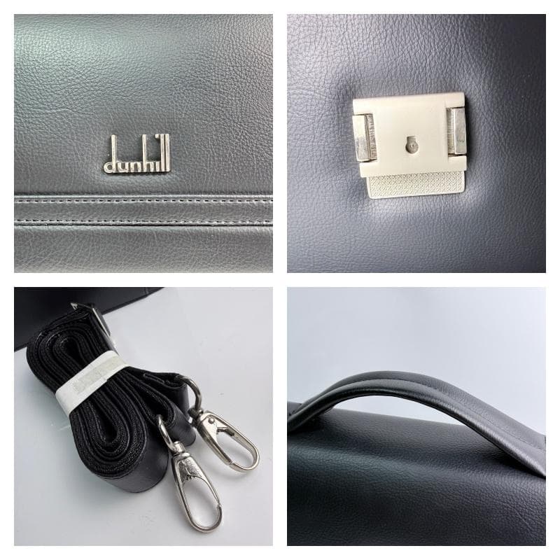 はち 美品 ダンヒル 2WAY ビジネスバッグ ショルダー A4 自立 黒