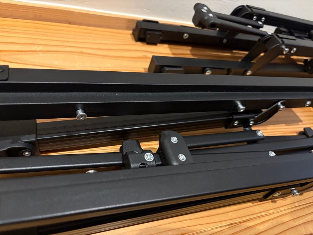 アルペン　IGTアルミテーブル88・延長パーツ・サイドボックス・ウッド天板２枚