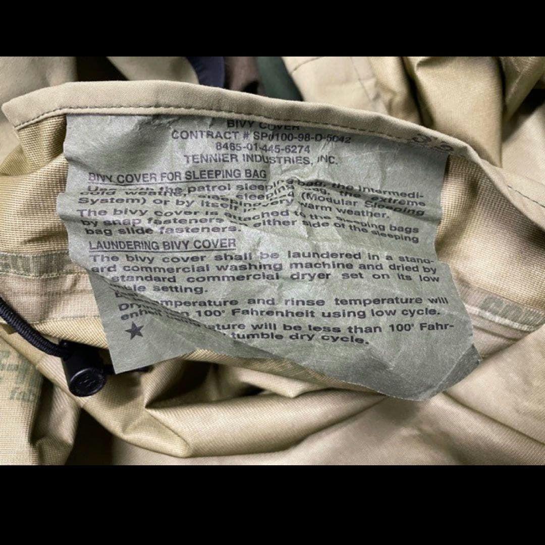 超美品　USMC GORE TEX 米軍 寝袋 ビビー カバー ゴアテックス