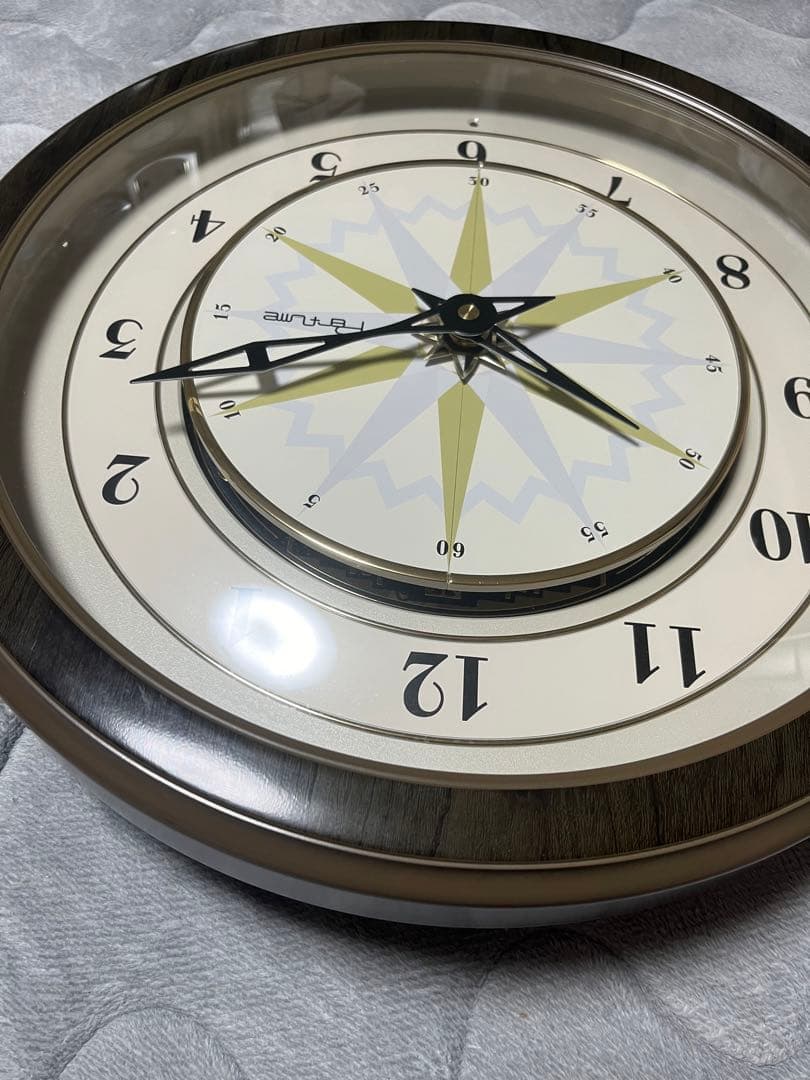 Perfume からくり時計　10周年記念　掛け時計 台座あり　リズム時計