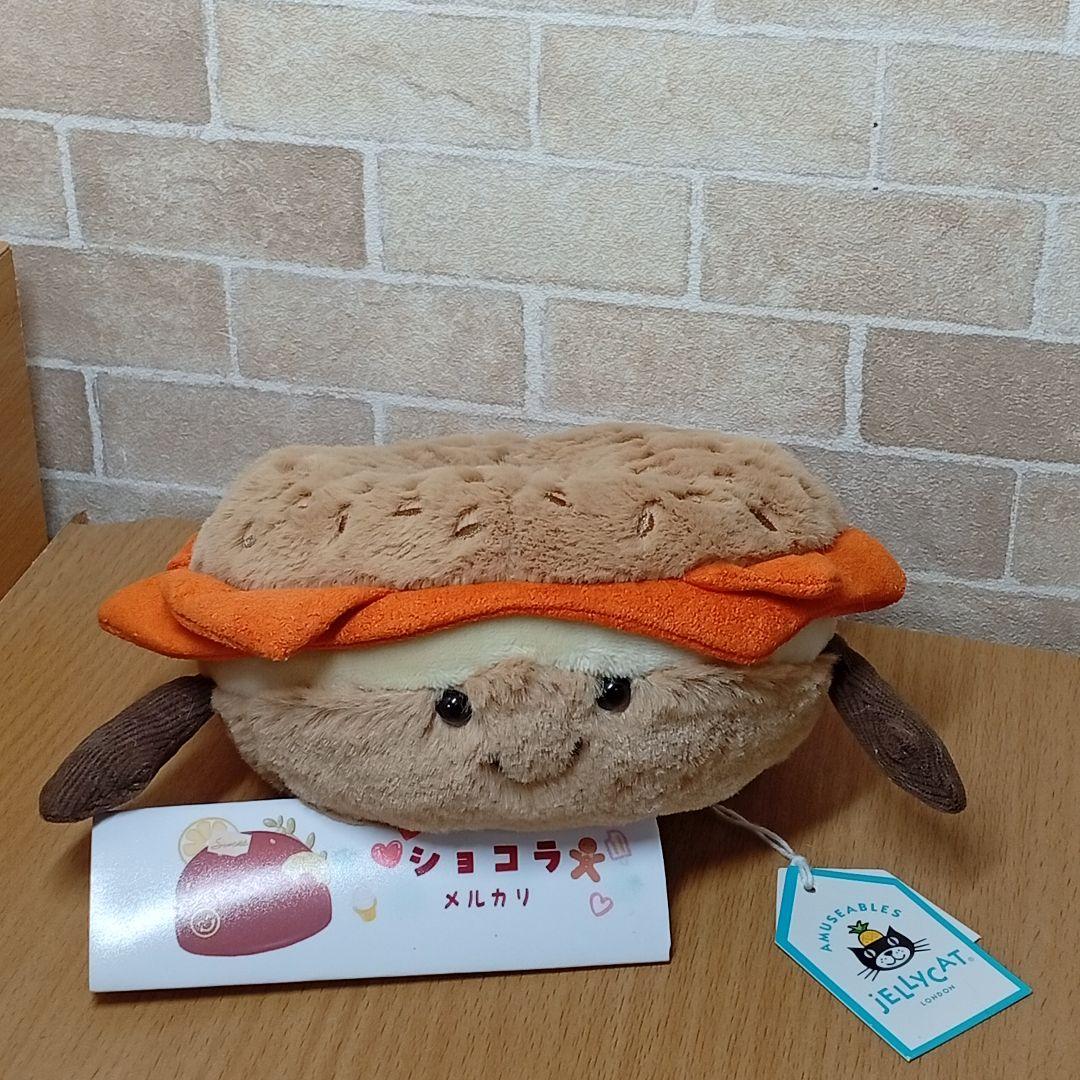 ジェリーキャット ベーグル 食べ物  bagel ぬいぐるみ