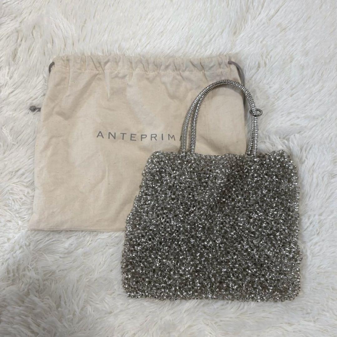 アンテプリマ✨ワイヤーバッグ ミニアトゥーラシルバー ミニ スクエア