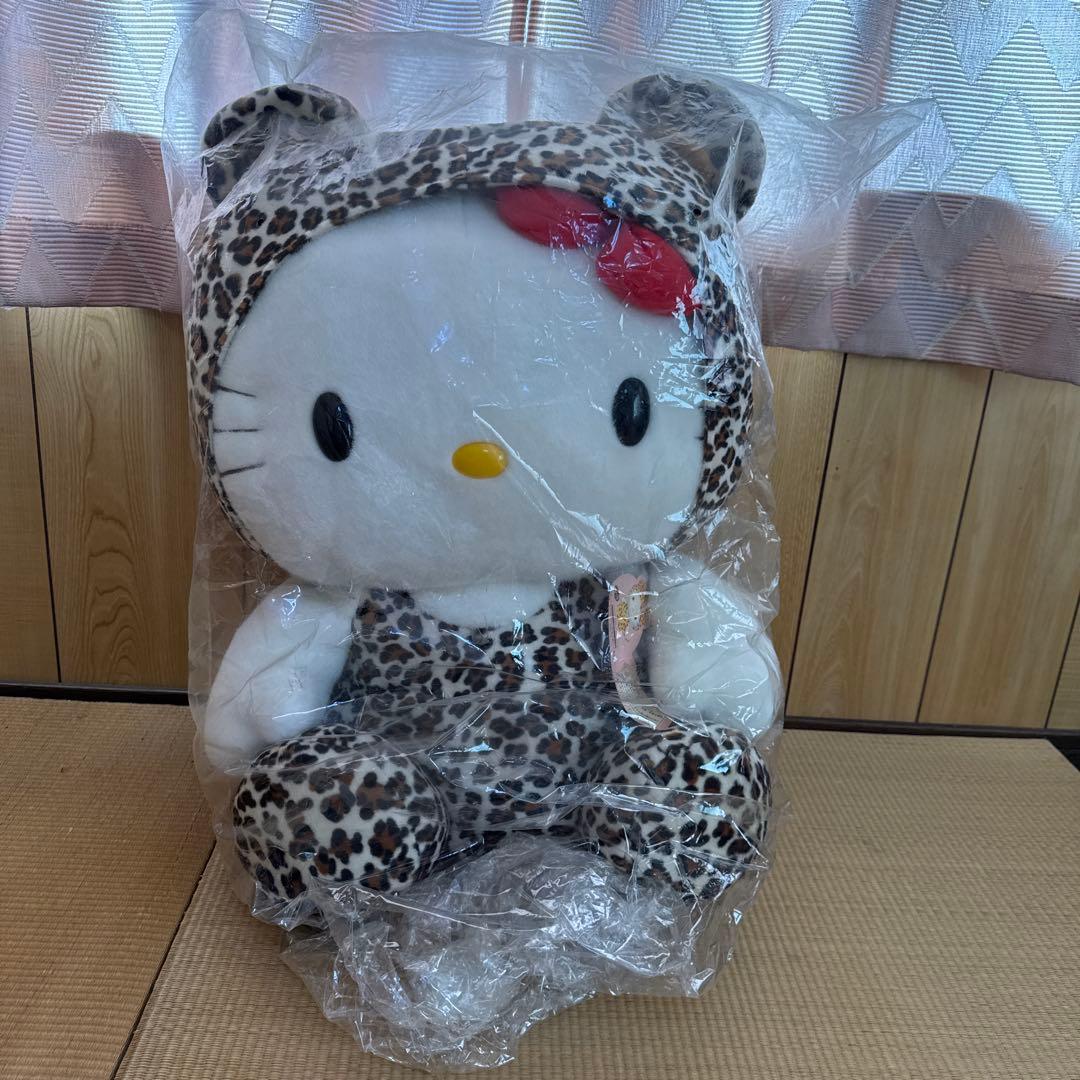 ハローキティ ヒョウ柄 ぬいぐるみ 本体