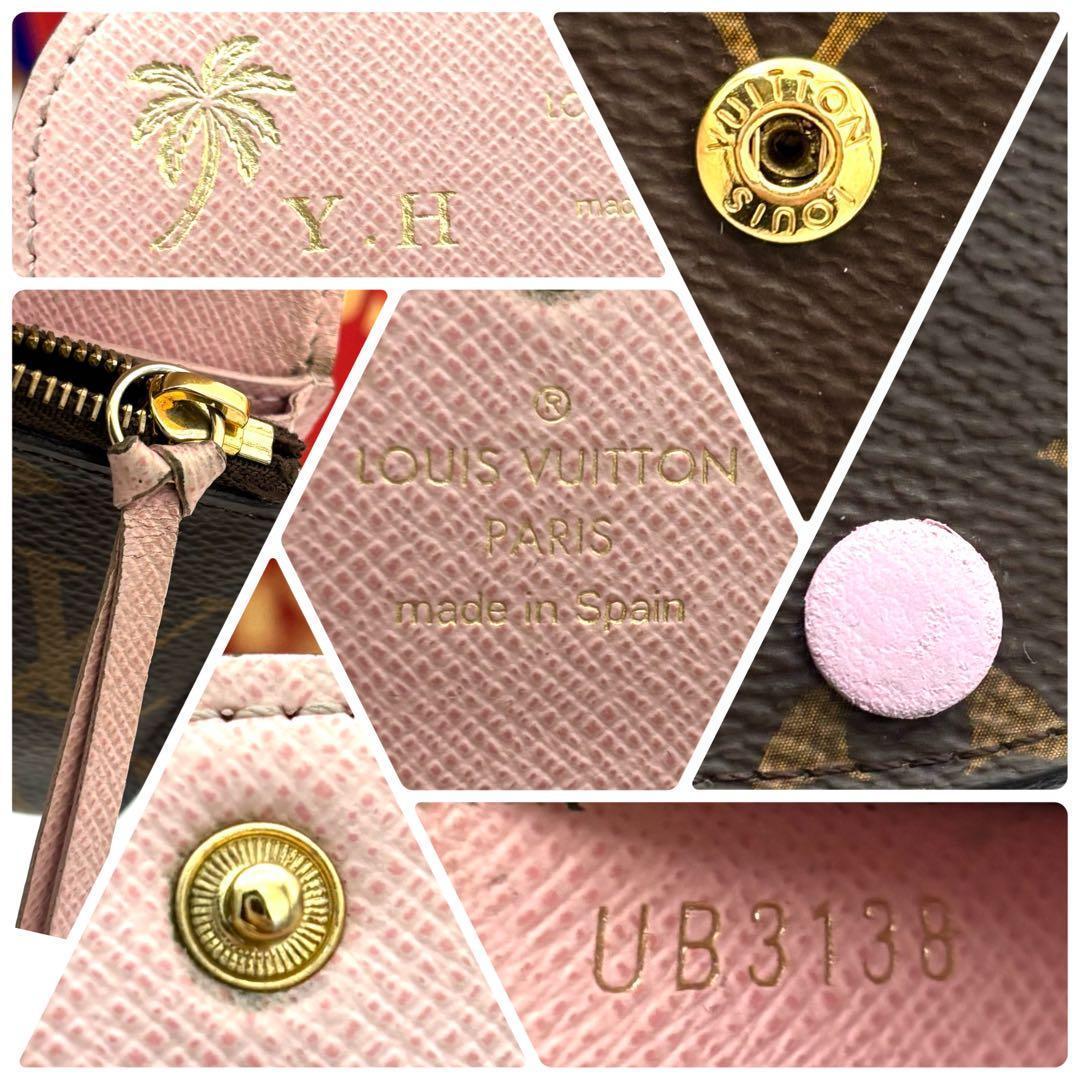 ☆美品☆ルイヴィトン ケース 財布 モノグラム ポルトモネロザリ ローズ