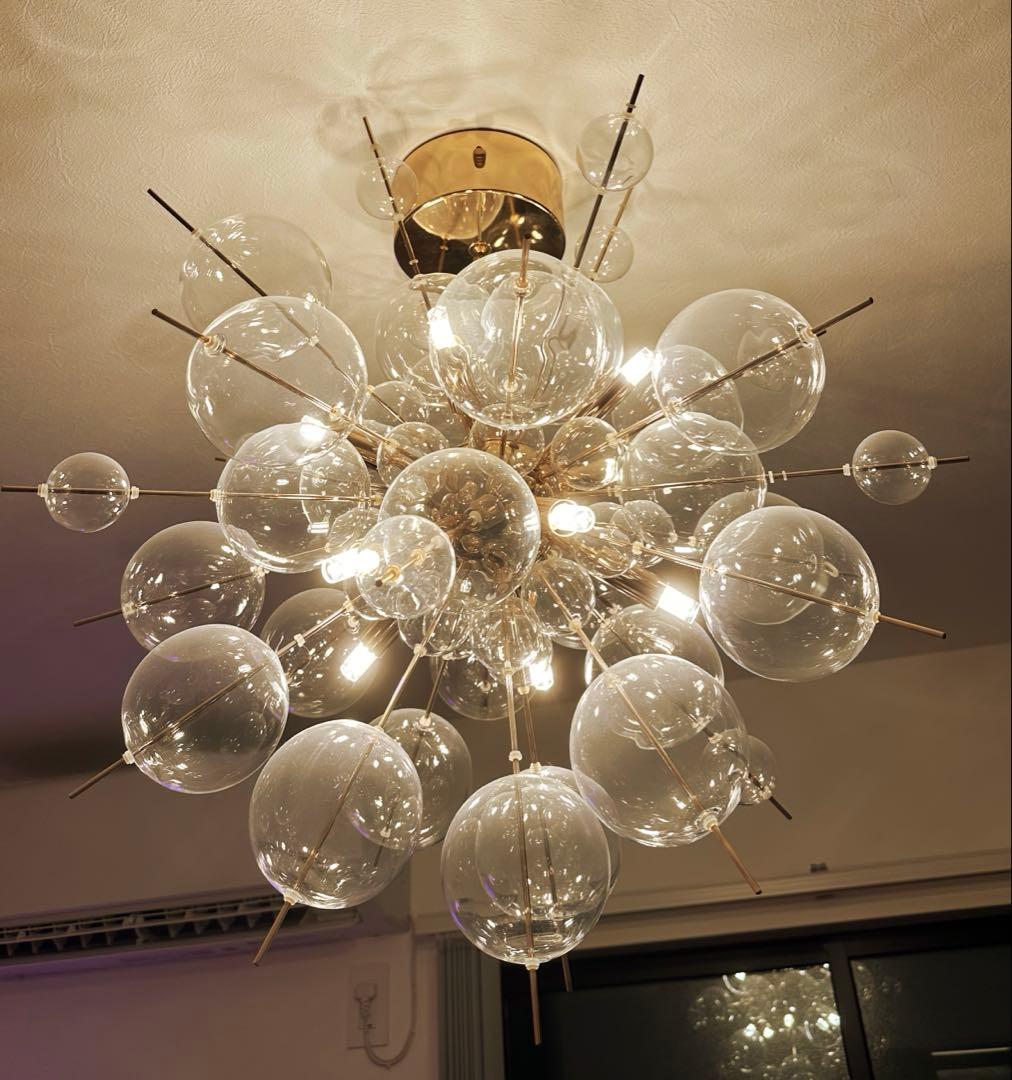 10灯 バブルシャンデリア BALLON (バロン)