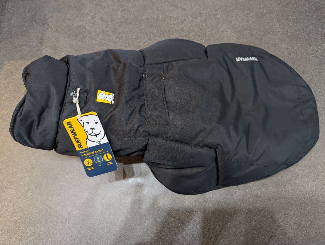 【再値下げ】☆試着のみ☆Ruffwear 犬用コート Sサイズ ブラック