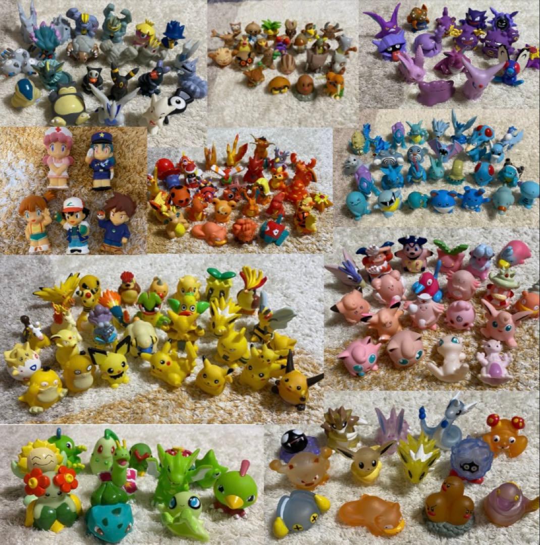初期ポケモンゆび人形 約200体⭐︎クリアや人間キャラあり⭐︎大量まとめ売り