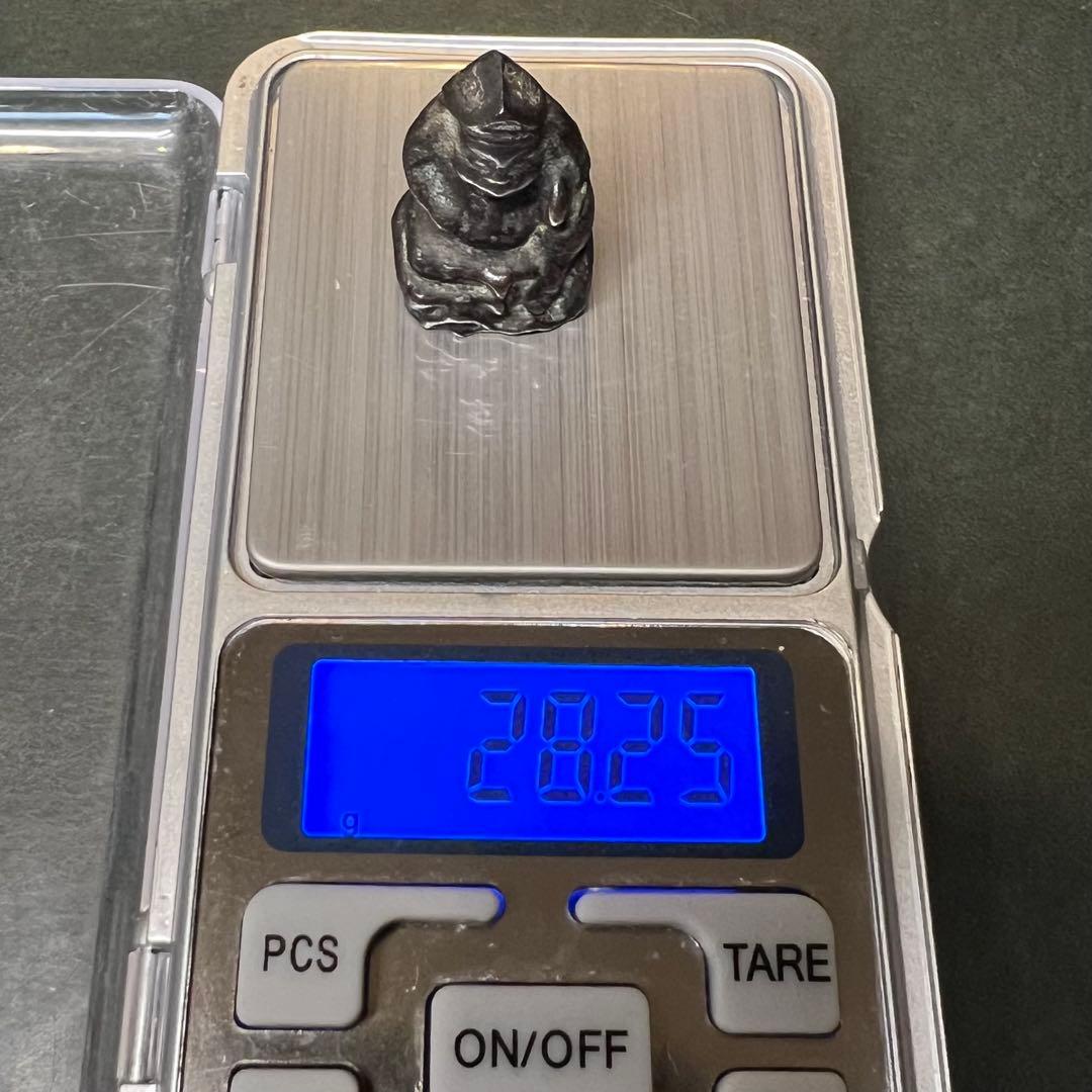 ◎古道具 庵々◎江戸時代 古銅製 恵比寿像 2.8cm 懐中仏◎豆仏 兜仏 仏像