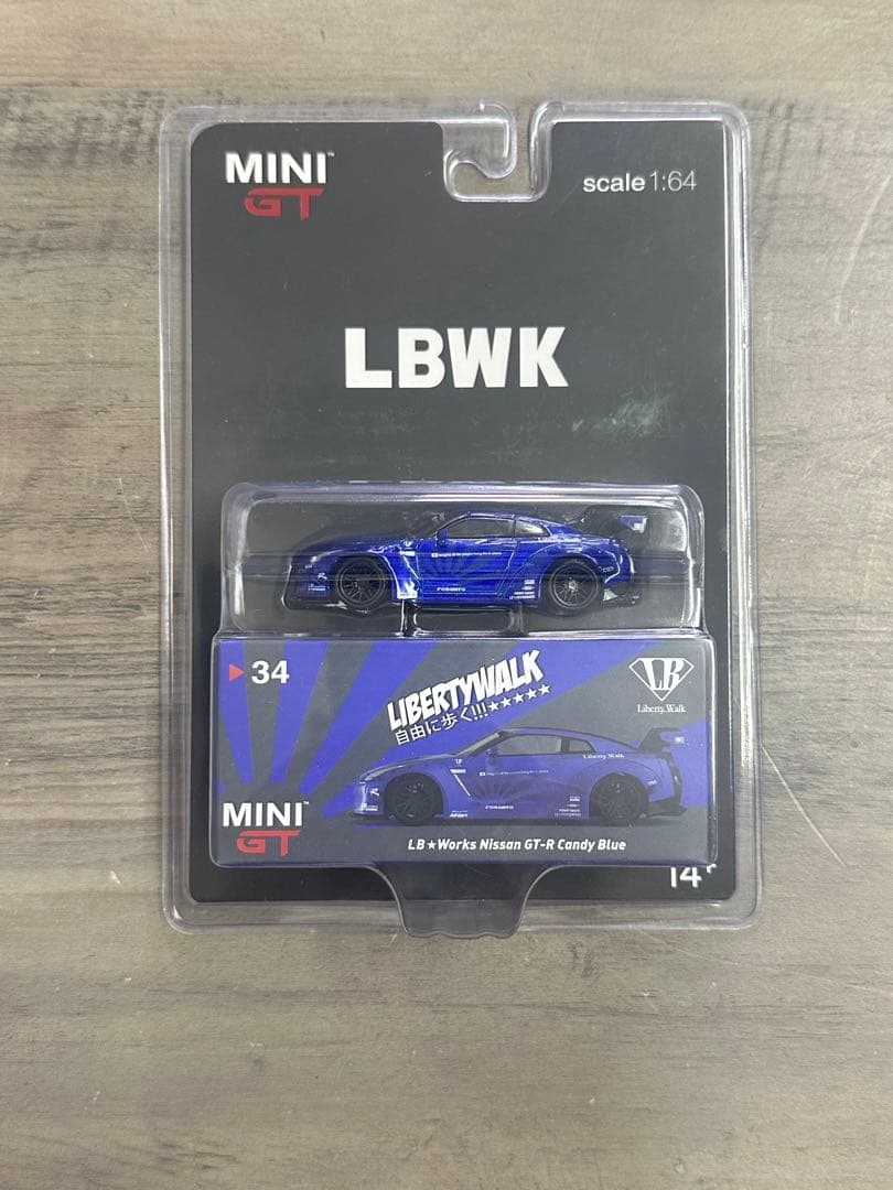 MINI GT LB★Works Nissan GT-R Candy Blue