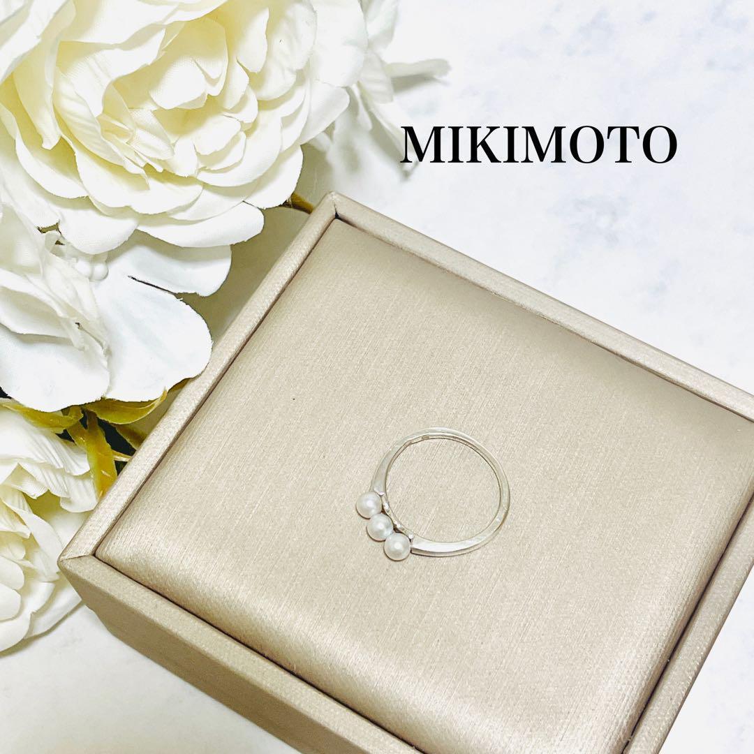 希少✨皇室御用達 MIKIMOTO ミキモト あこや 真珠 ベビーパール リング