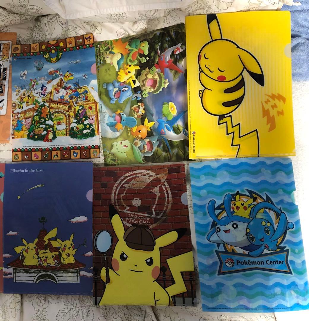 【バラ売可】ポケモンセンター　限定ほか68種　クリアファイル　専用フォルダ2種