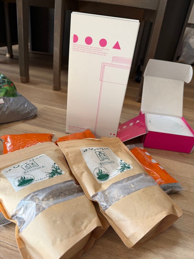 DOOA ガラスポット　maru130 マグネットライトgセット