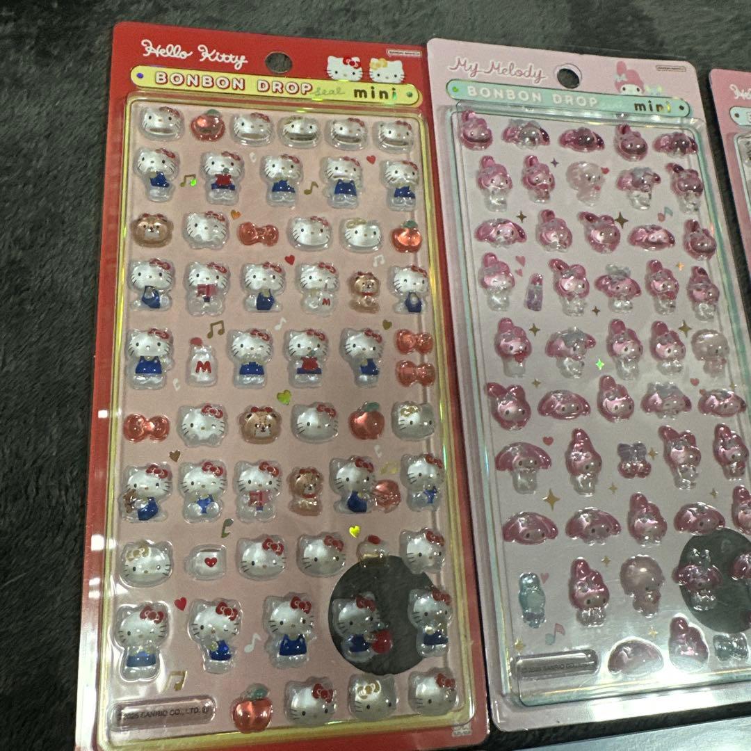 【正規品】 ボンボンドロップシール ミニ　サンリオ　コンプリート