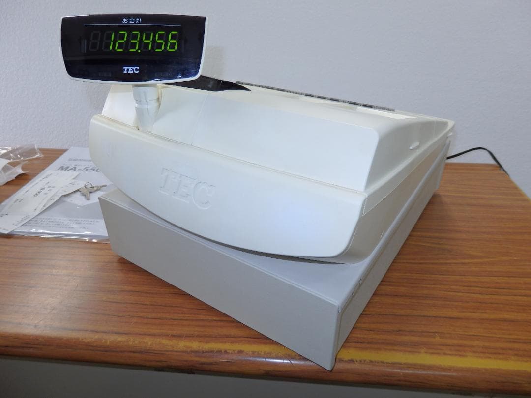 1221白 設定無料 MA-550 レジスター 軽減税率対応　5部門