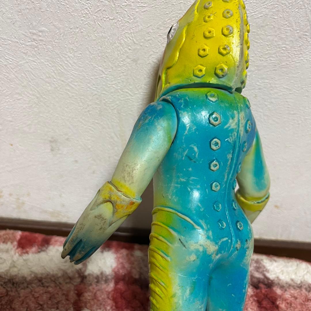 メトロン星人　マルサン　円谷プロ　ソフビ　当時物