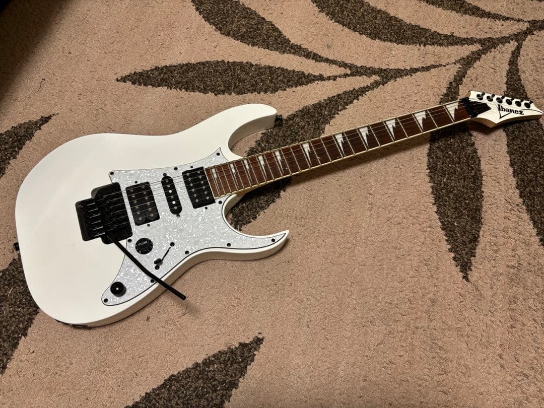 【値下げ】アイバニーズ RG350DXZ ホワイト　ソフトケース・ストラップ付き