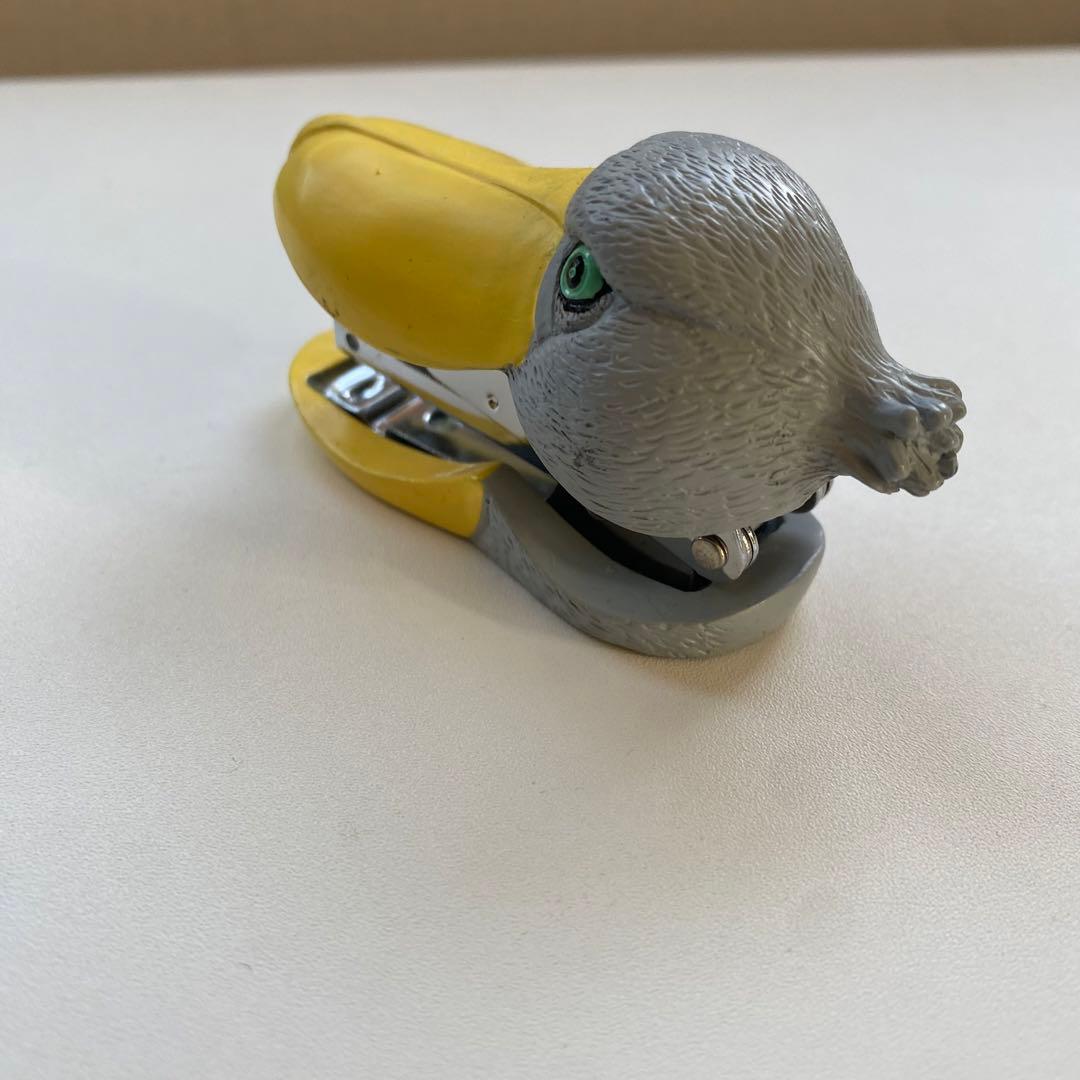 ハシビロコウテープディスペンサー ホッチキス 小物入れ(値下げ可・ご相談下さい)