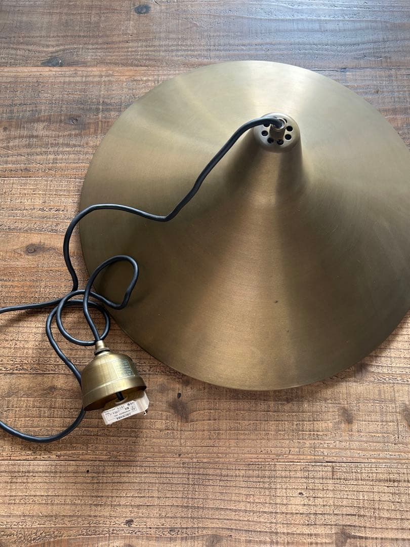 flame ペンダントライト brass L natural