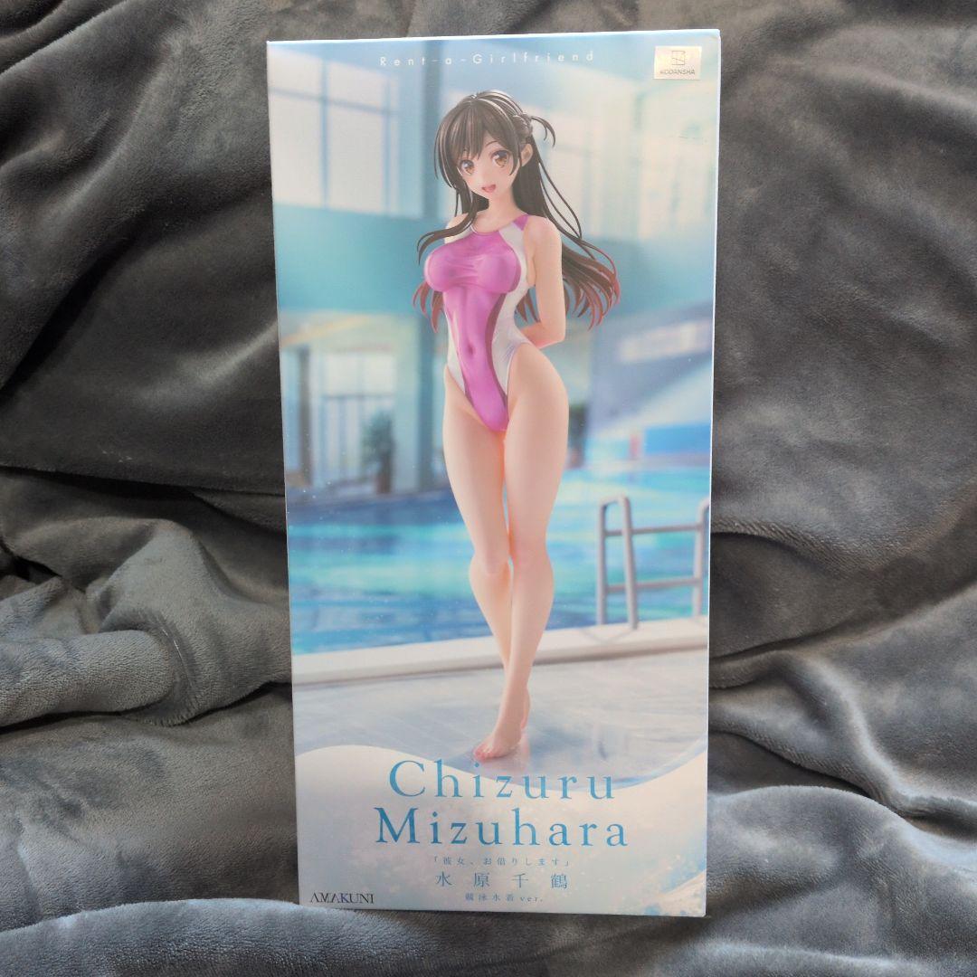 K*i様 美少女フィギュア 彼女、お借りします 水原千鶴 競泳水着Ver 日本製