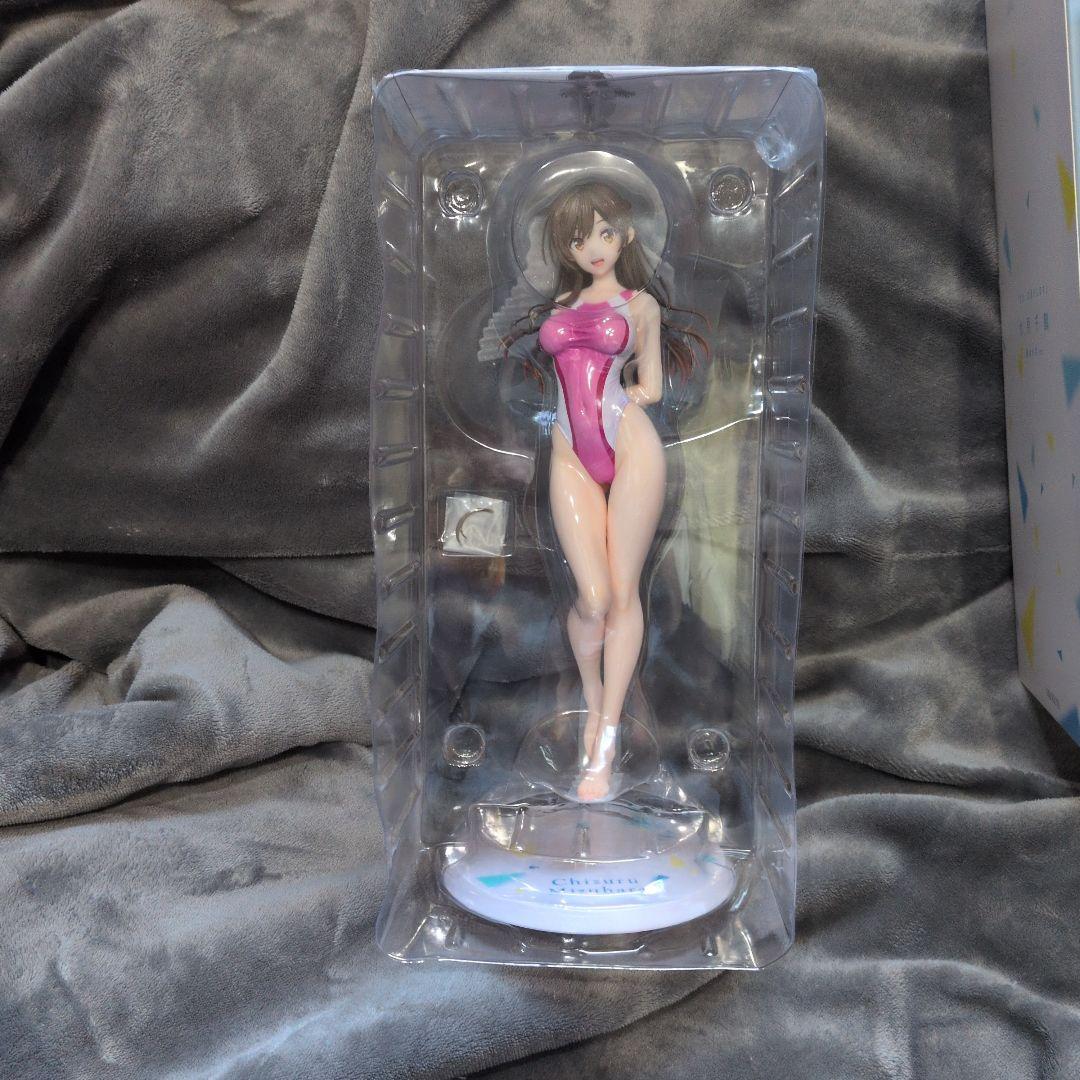 K*i様 美少女フィギュア 彼女、お借りします 水原千鶴 競泳水着Ver 日本製