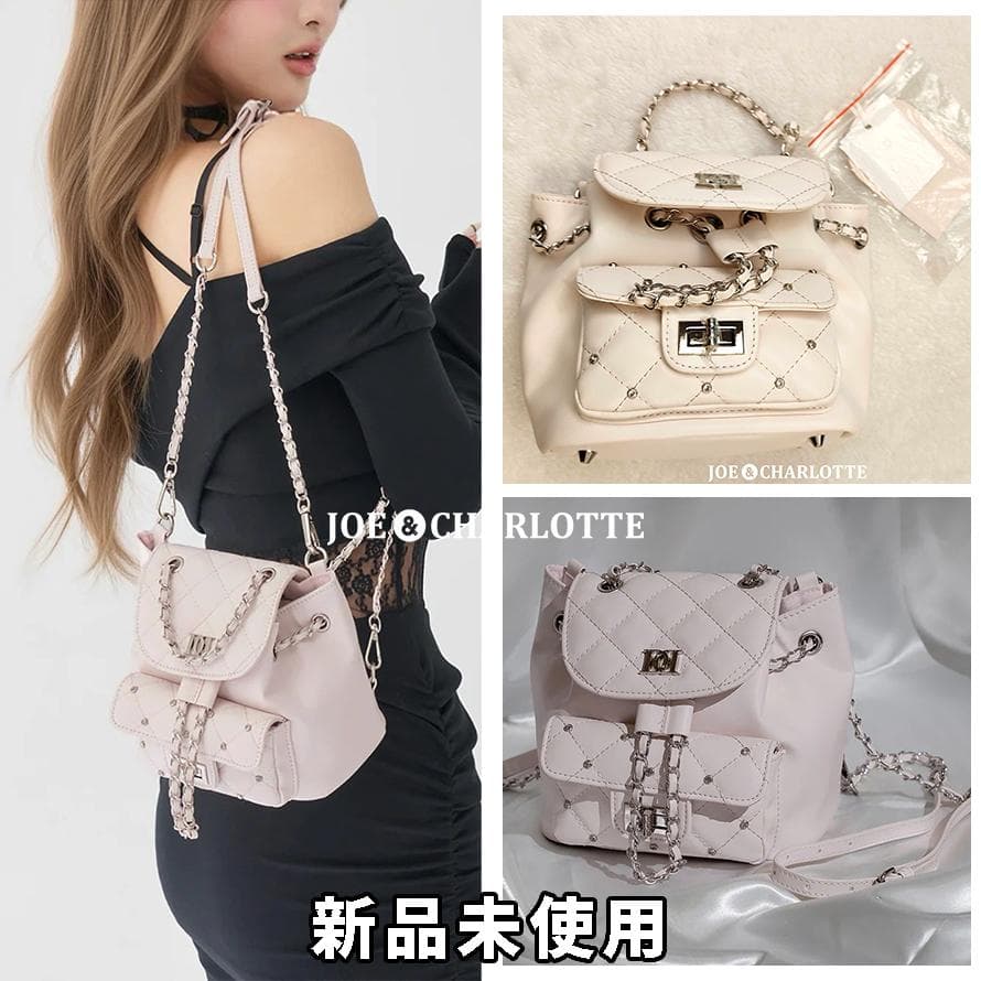 ダーリッチ darich キルティングビジューミニリュック PNK ピンク