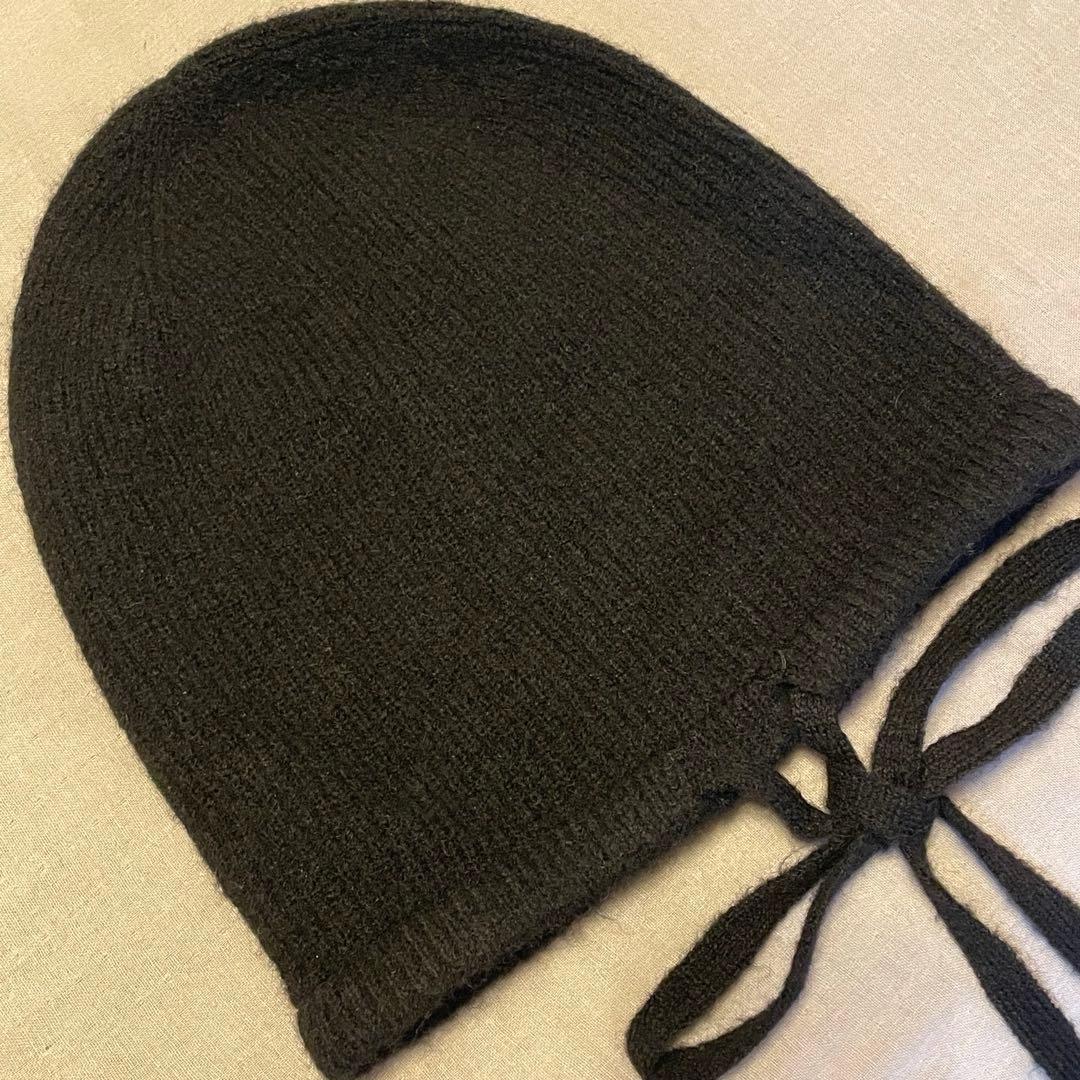 いちご⭐︎Rosarymoon Bucktail Knit Beanie