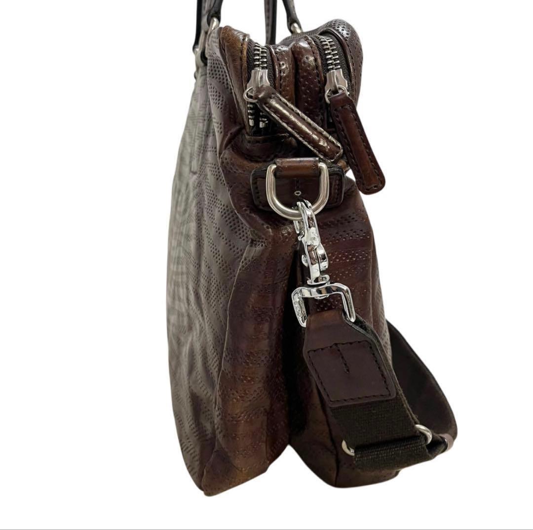 【希少】ダニエル&ボブ　レザー　ヴィンテージ加工　ビジネスバッグ