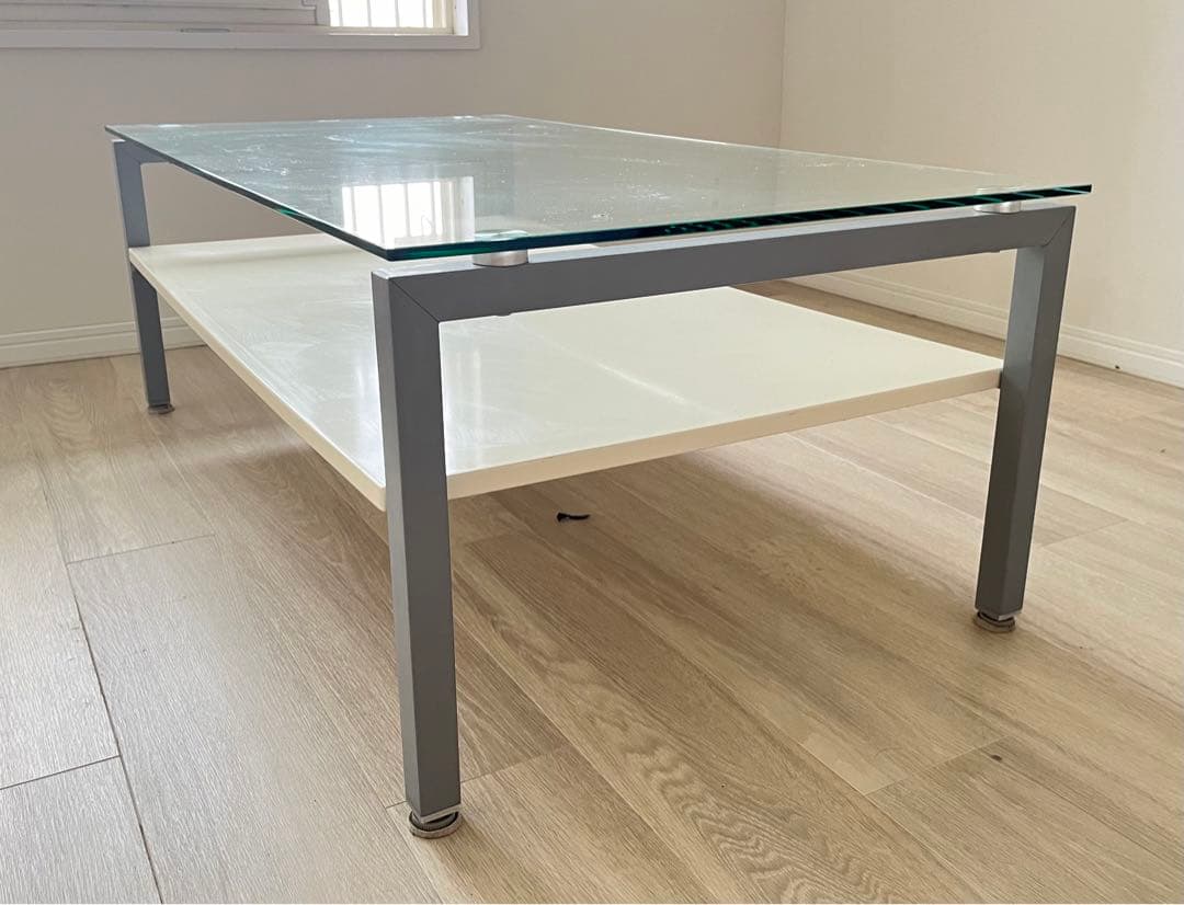 値下げ‼︎ 【送料込み】ローテーブル　ガラス天板