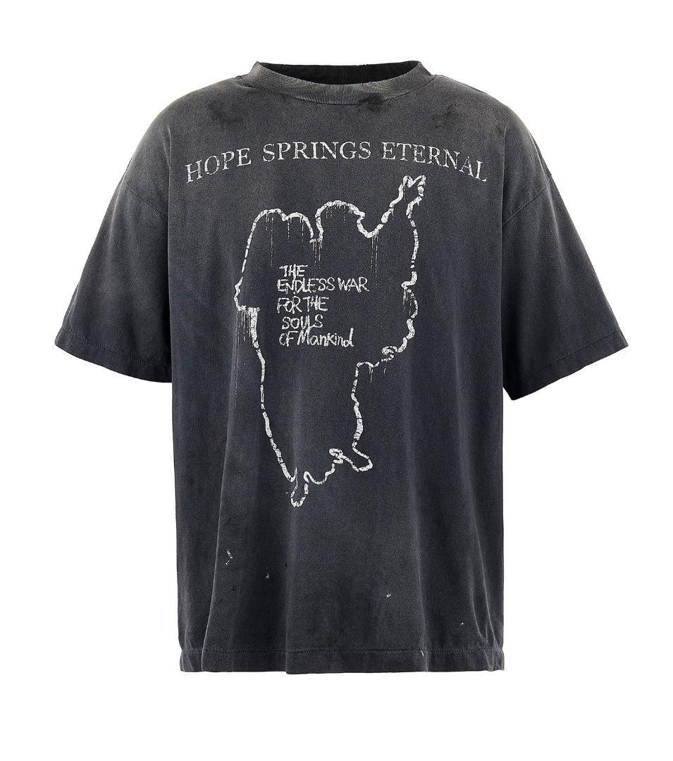 SAINT MICHAEL SS Tee HOPE SPRING ブラック M