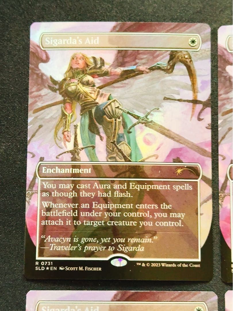 【シークレットライアーfoil】シガルダの助け　英語　4枚セット