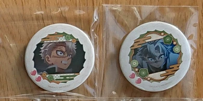 【非売品】PRIROLL プリロール 鬼滅の刃 不死川実弥 缶バッジ