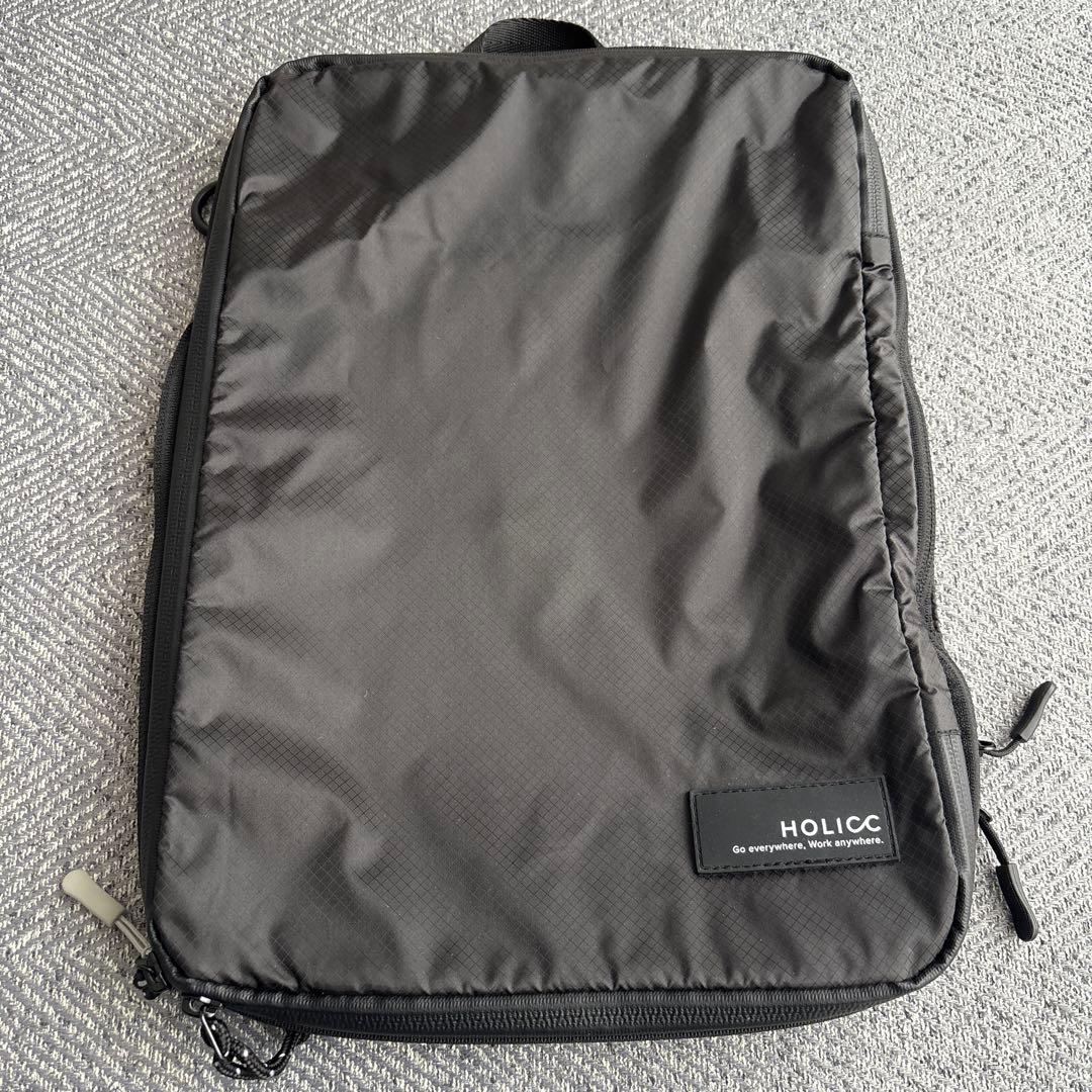 HOLICC PackBag+ Lサイズ　黒　ショルダーストラップなし※中古