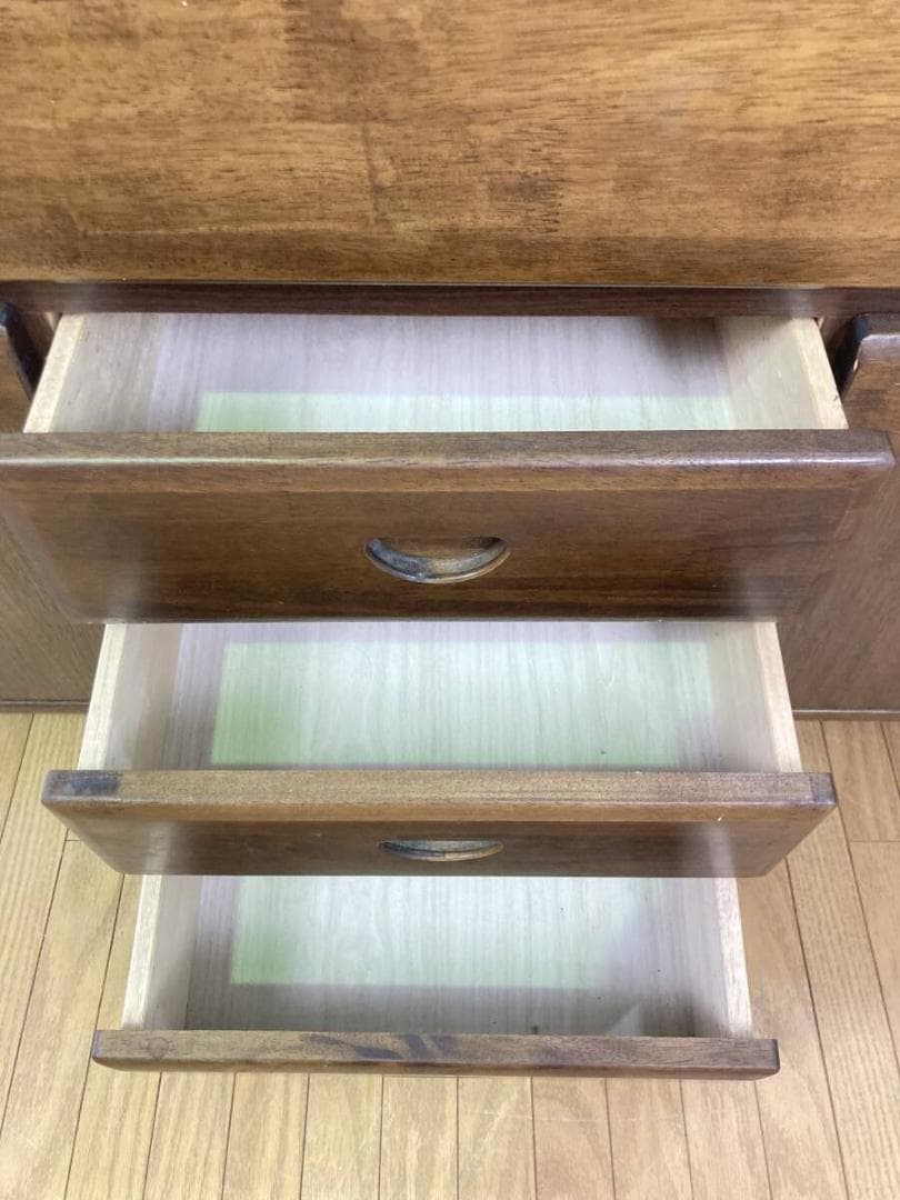 バタフライ型 収納テーブル キャスター ダイニングテーブル 4人掛け 四人掛け