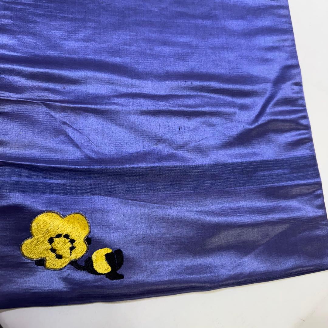 H*N様 雀　スズメ　アンティーク　名古屋帯　刺繍帯　紫　パープル　梅