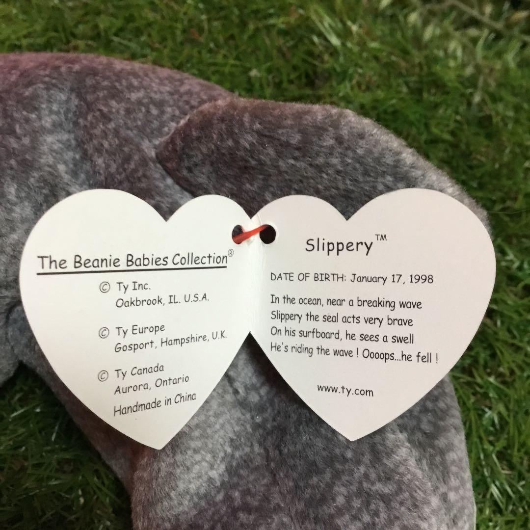 1月17日誕生日⚫️なめらかアザラシ⚫️Ty ビーニーズ Beanie Baby