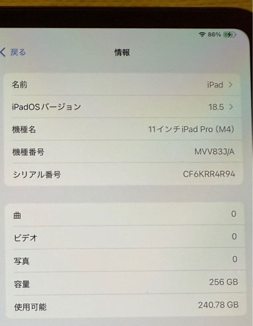 iPad Pro11インチ第7世代　ケース付き