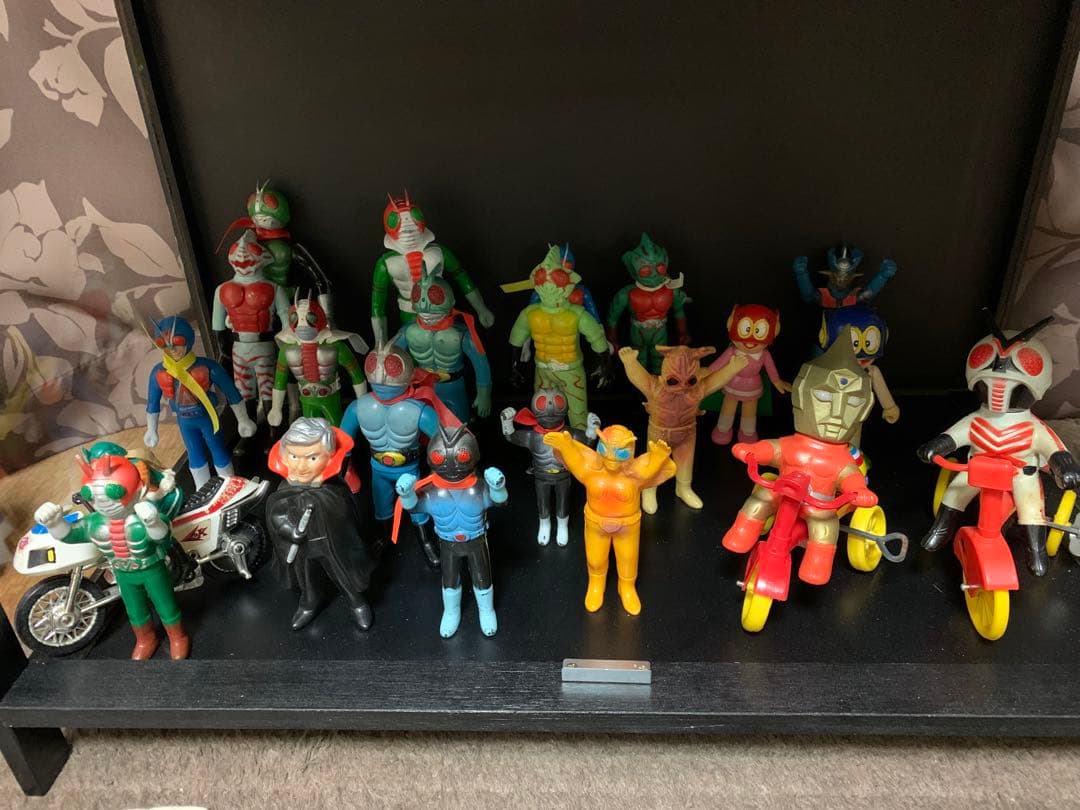 美品❗️旧バンダイ 蜂女 ソフビ 仮面ライダー （ポピー マンサン マスダヤ