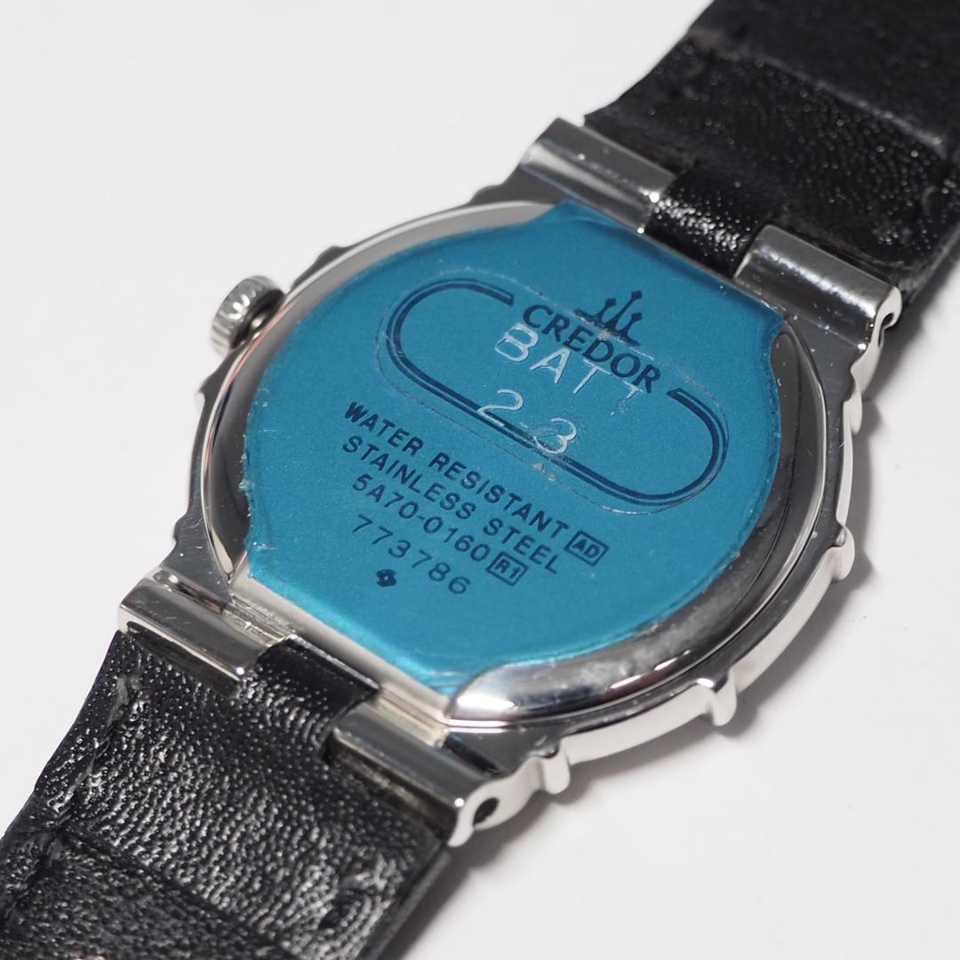 クレドール CREDOR セイコー 革ベルト レディース腕時計 シルバー 692
