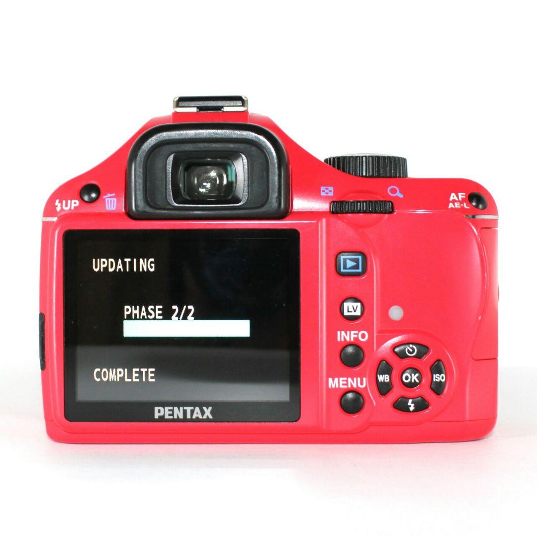 PENTAX K-x デジタル一眼レフカメラ レッド iPhone転送✨完動品✨