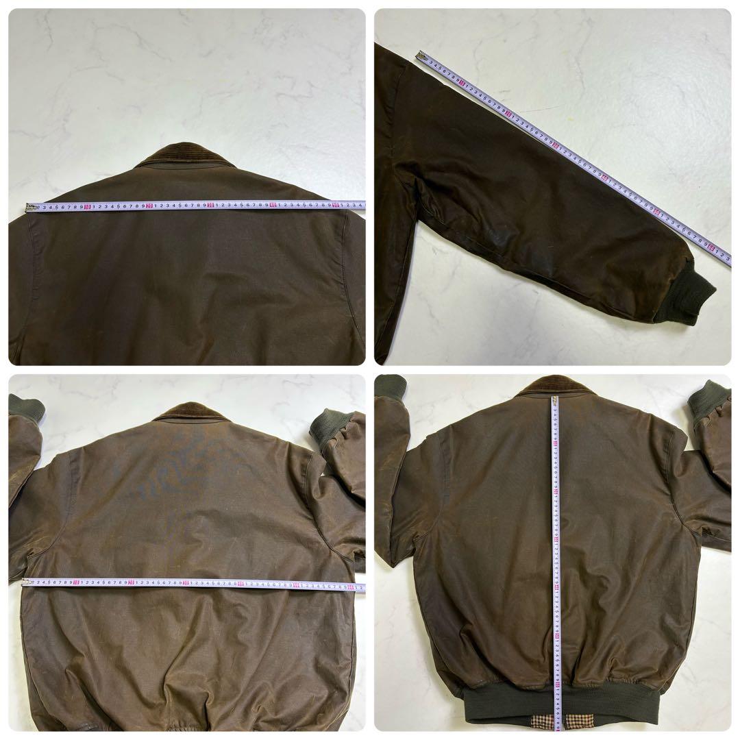 【USA製】ポロラルフローレン オイルド スイングトップ コーデュロイ襟 M