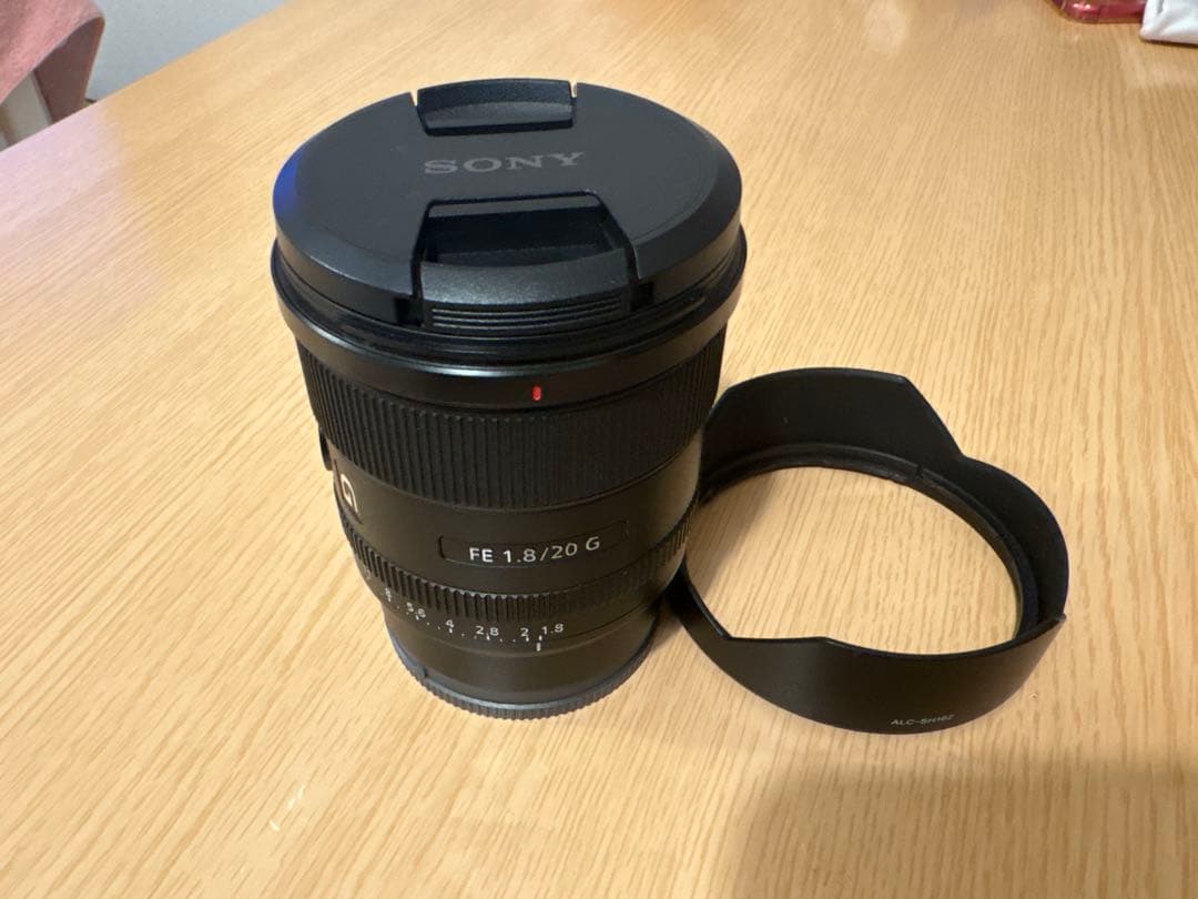 SONY FE 20mm f1.8 単焦点　SEL20F18G フィルター３枚