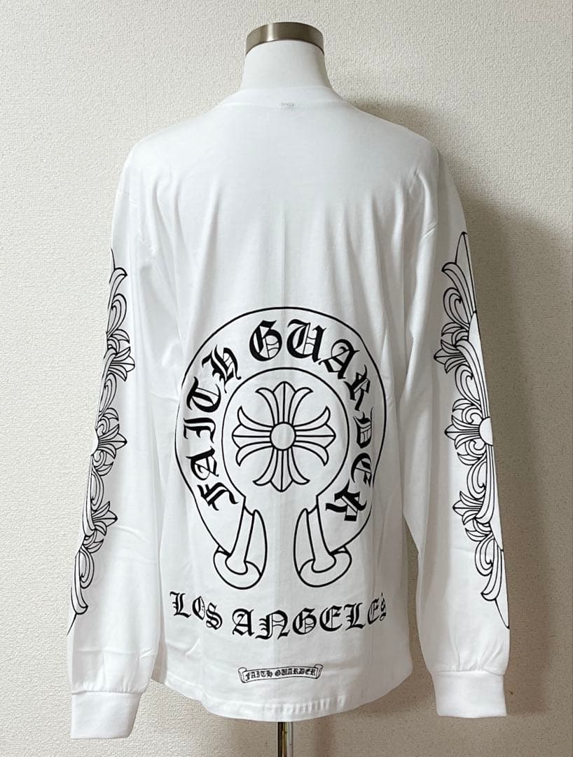 CHROME HEARTS クロムハーツ 長袖Tシャツ ロンT ホワイト
