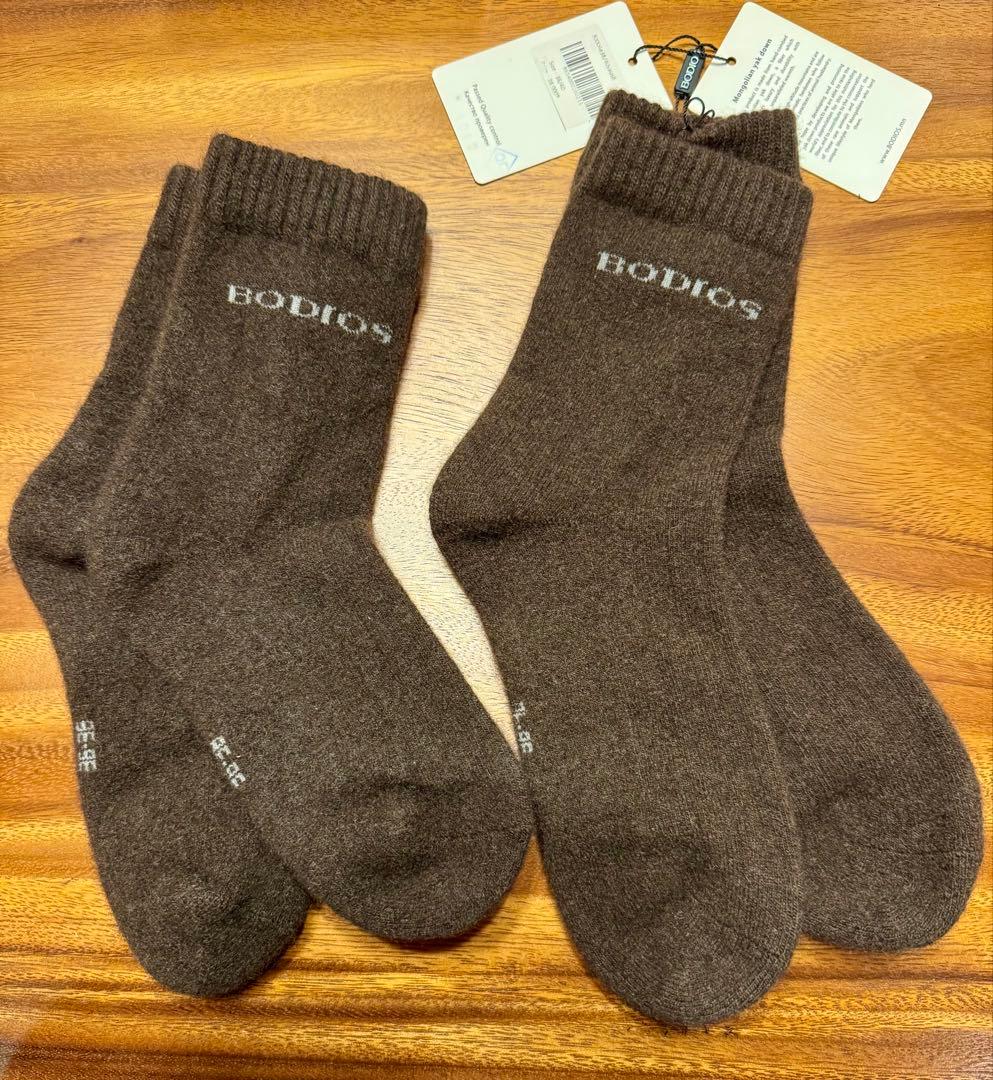 【かんな】Bodiosソックス2足と手袋まとめ買い