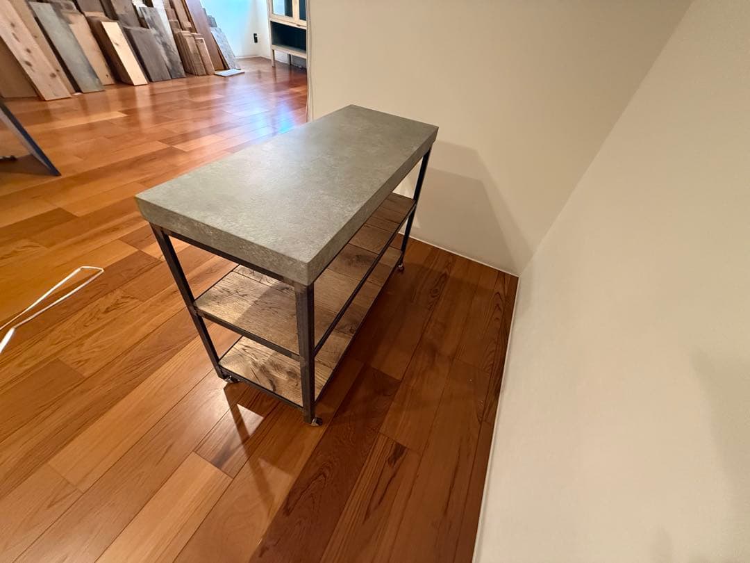 ※値下げ※【展示品】インダストリアルスタイルのラック　キッチンワゴン