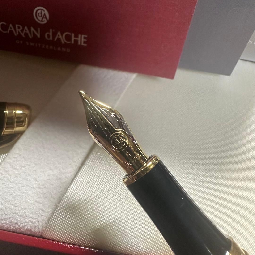 caran d'ache レマン ブラック 旧形 万年筆 M