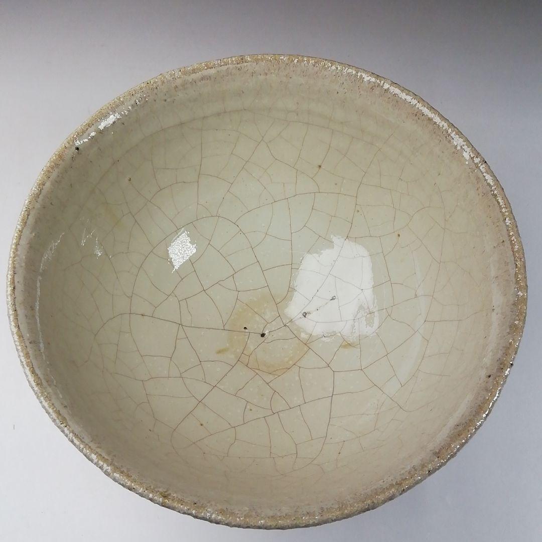 Ｔ１５３　茶碗　『斑唐津茶碗』『帆柱窯　中嶋紀文』　共箱　抹茶碗　茶道具