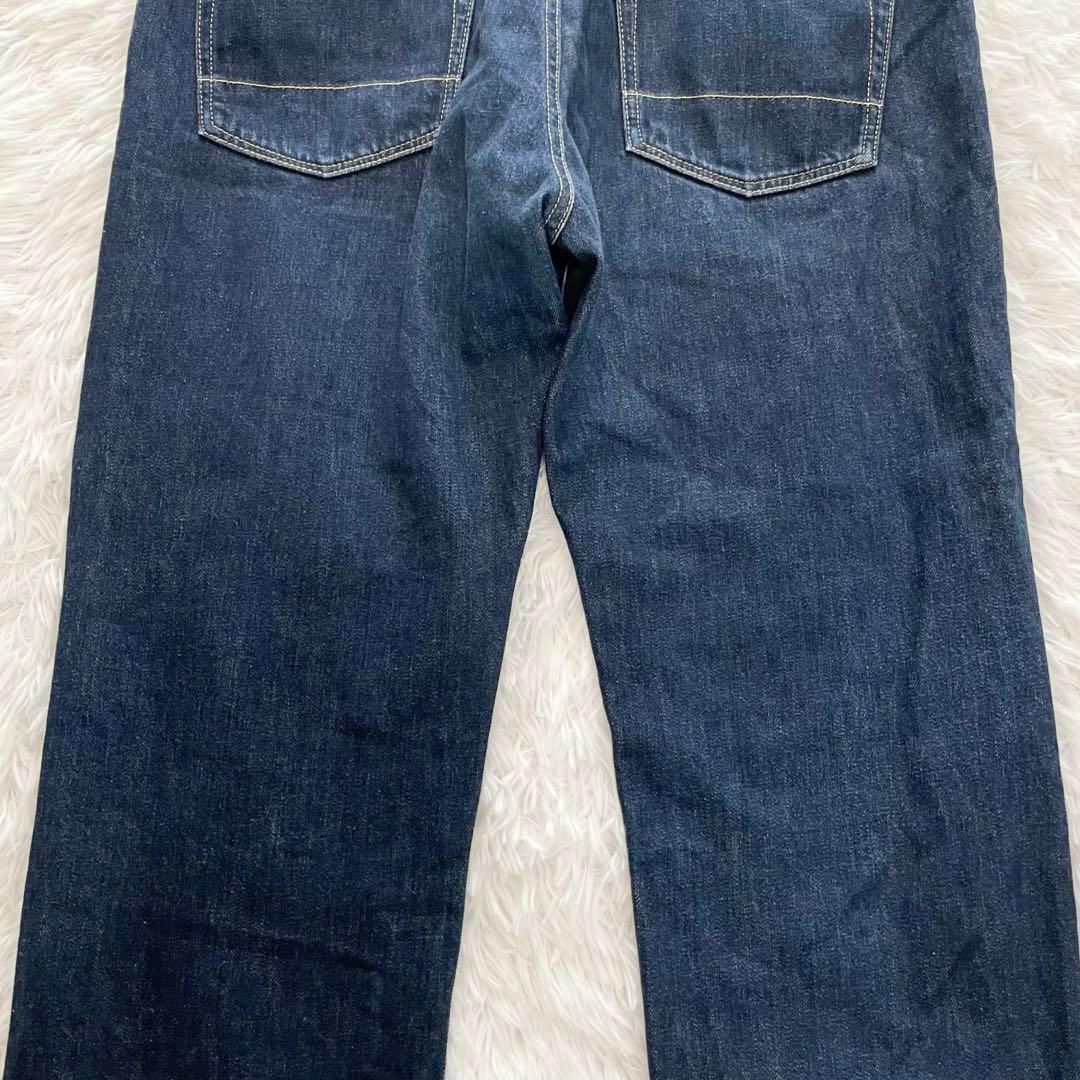 ガンリュウ　サルエルパンツ・デニム・ジーンズ・12AW・製品洗い加工・3連ベルト