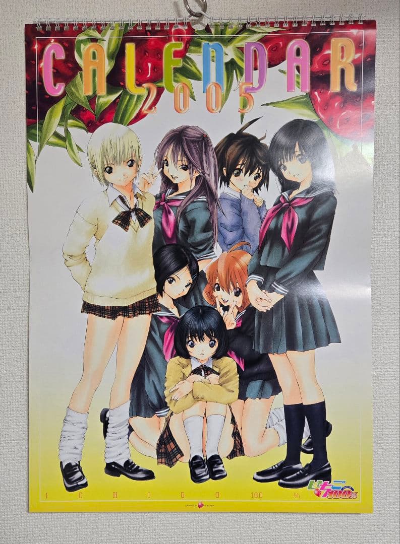 集英社 いちご100% 2005年カレンダー 河下水希