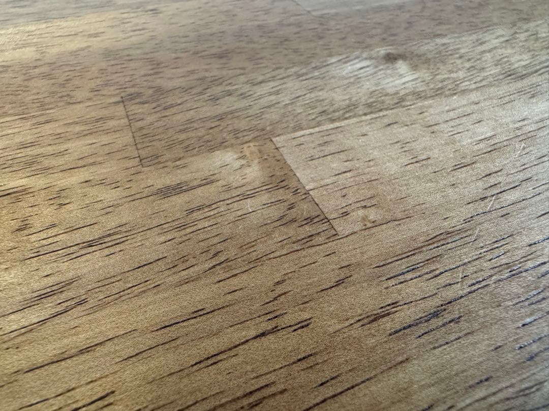 kanademono THE TABLE デスク ラバーウッド ブラウン